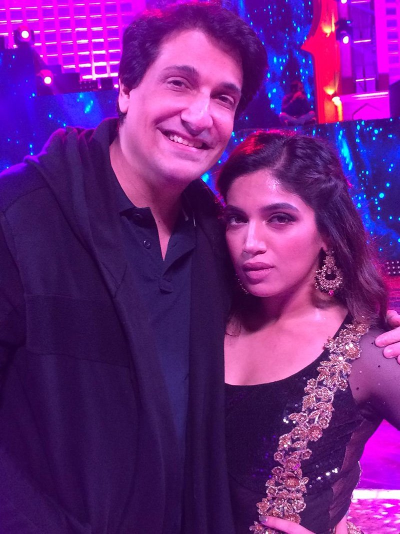 shiamak with bhumi pednekar during the rehearsals of zee cine awards