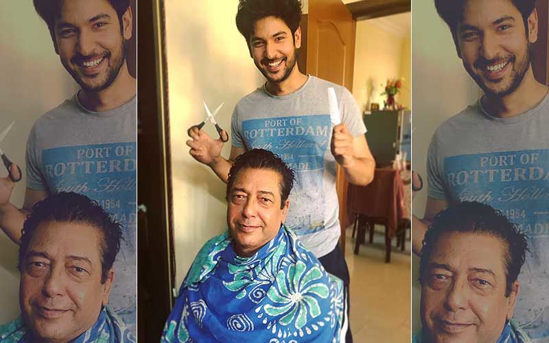 Coronavirus Lockdown: After Shweta Tiwari And Ankita Lokhande, Shivin Narang Dons Barber's Hat For His Father-VIDEO