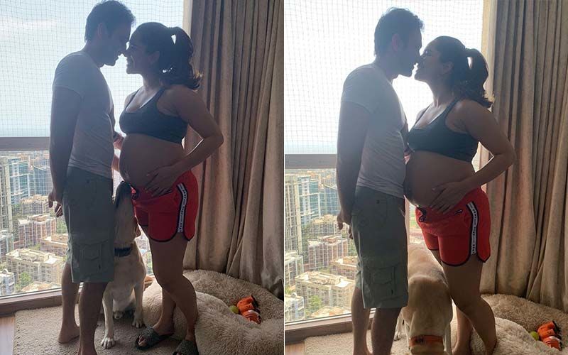 Preggers Shikha Singh Flaunts Her Baby Bump; Shares Love-Soaked Pictures Puckering Up To Hubby Karan Shah