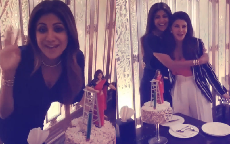 Video: Jacqueline Fernandez Gatecrashes Shilpa Shetty's 'Super Se Bhi Upar' Birthday Party...