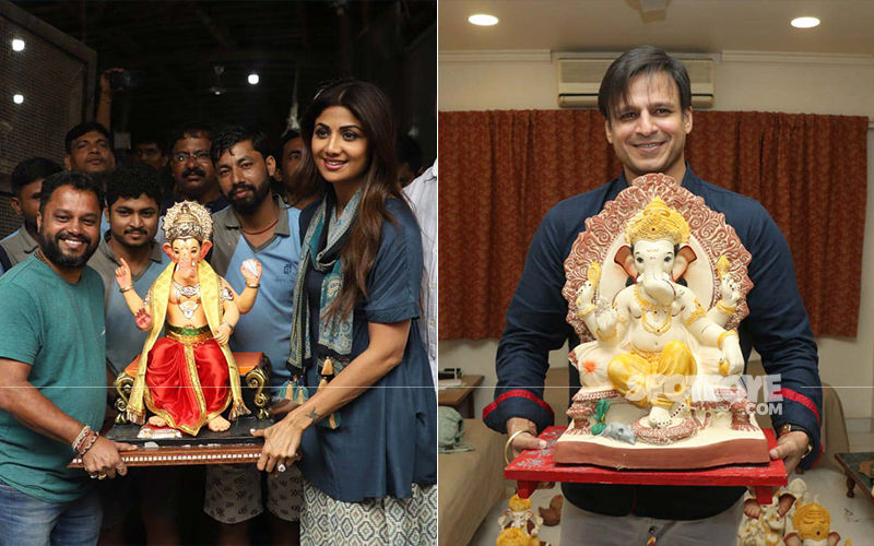 Ganesh Chaturthi 2019: Shilpa Shetty And Vivek Oberoi Welcome Lord Ganesha Home