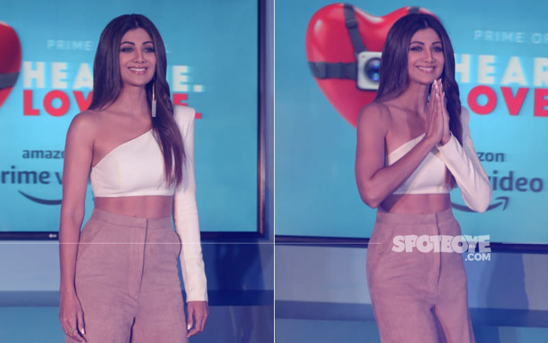 Shilpa Shetty Is Svelte And Sexy At The Launch Of Her Web Show, Hear Me Love Me