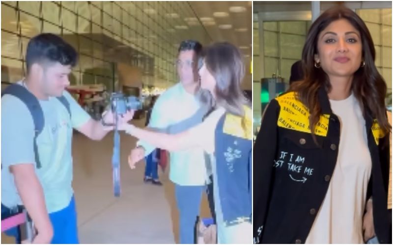 ‘Gir Jaoge Aap’: Shilpa Shetty Saves A Paparazzi From Falling, After He Trips While Following Her At The Mumbai Airport- WATCH