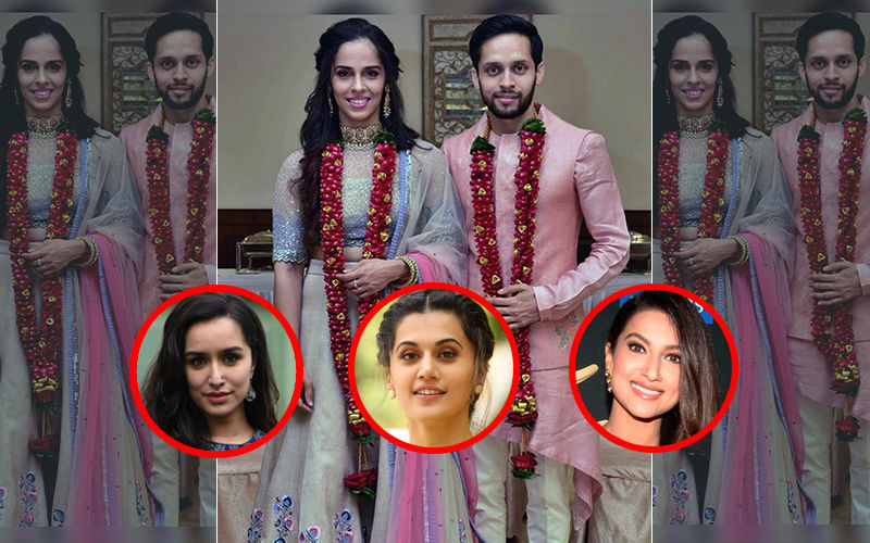 Shraddha Kapoor, Gauahar Khan, Taapsee Pannu Congratulate Saina Nehwal On Her Wedding To Parupalli Kashyap