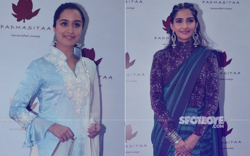 Sonam Kapoor & Shraddha Kapoor Turn On The Heart In Traditional Outfits