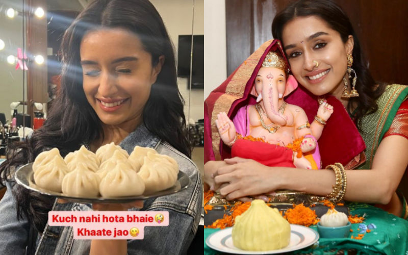 Shraddha Kapoor Eats A Plate Full Of Modaks On Ganesh Chaturthi, Actress Says, ‘Kuch Nahi Hota Bhaie, Khaate Jao’-See PIC