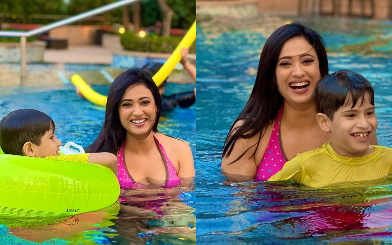 Shweta Tiwari BRUTALLY TROLLED For Wearing BIKINI With Son Reyaansh In Pool; Netizen Says, ‘Bache Bade Ho Gye Hai Kuch To Sharam Kro’