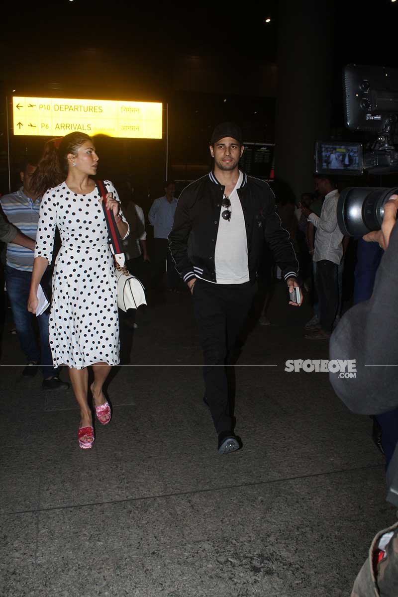 sidharth and jacqueline spotted together