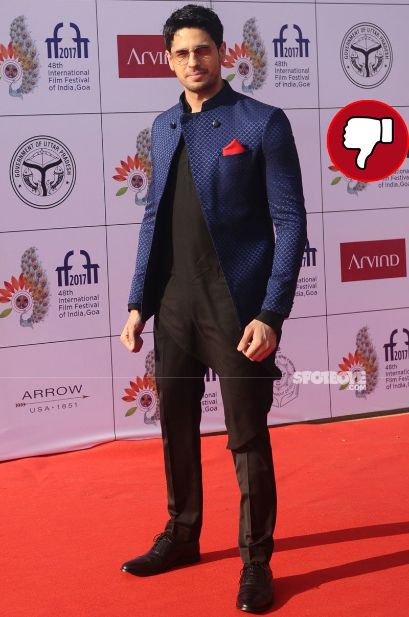 sidharth malhotra at iffi 2017