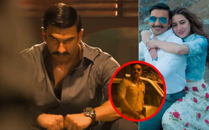 रणवीर सिंह और सारा अली खान की फिल्म 'सिंबा' का जबरदस्त ट्रेलर हुआ रिलीज़, सिंघम अजय देवगन ने भी लगाया तड़का