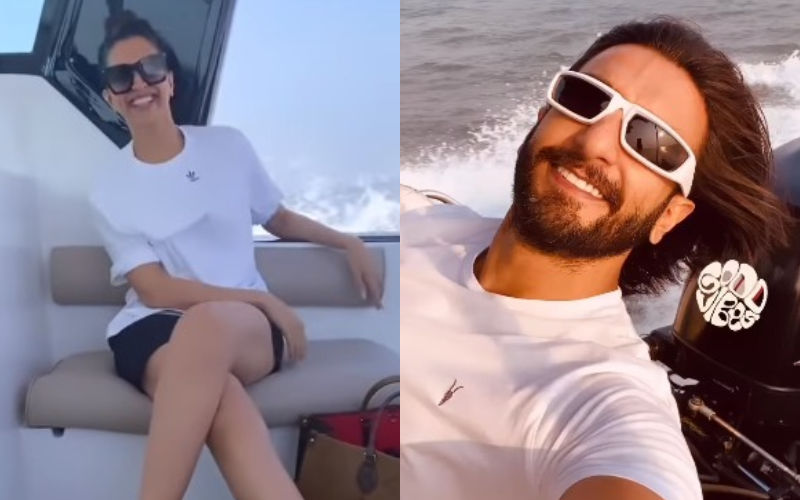 Deepika Padukone Hits Ranveer Singh As He Records Her Video During Their SECRET Outing; Actor Calls Her ‘Cutie’- VIDEO INSIDE