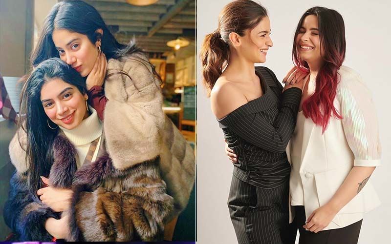 Janhvi Kapoor- Khushi Kapoor, Alia Bhatt- Shaheen Bhatt And Other Glamorous Sister Duos Of B-Town Whose Pictures Can’t Be Missed