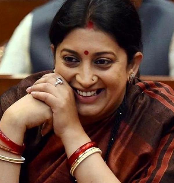 smriti irani malhotra i and b minister