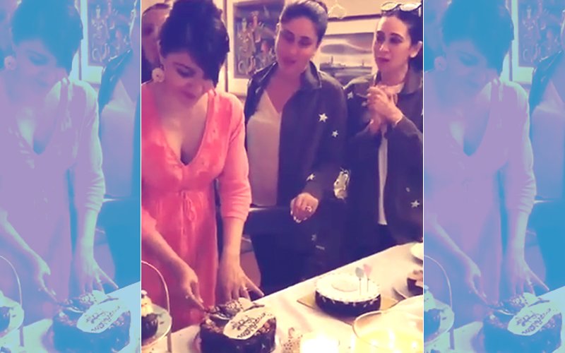 Watch Video: Kareena & Karisma Give A Fitting Baby Shower To Soha With Taimur In Attendance!