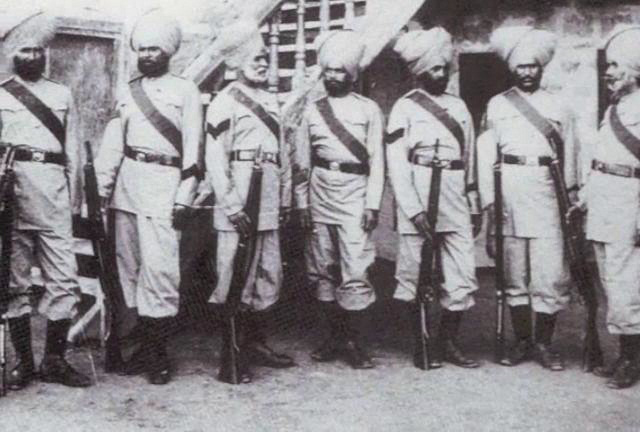 soldiers of battle of saragarhi