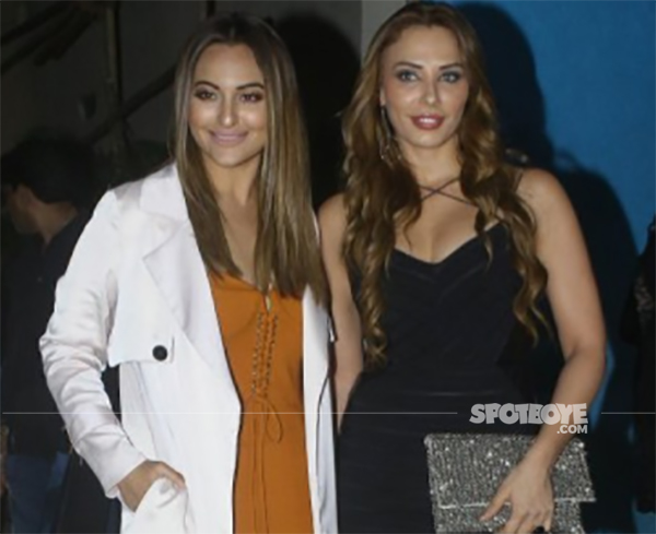 sonakshi sinha and iulia vantur at arbaaz khan 50th birthday