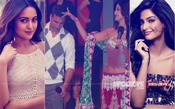 Shilpa Shetty Hugs Ex Akshay Kumar, In Public; Sonakshi & Sonam Look On...
