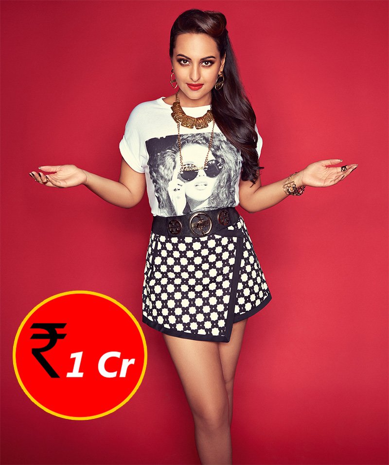 sonakshi sinha charges 1 cr for movies