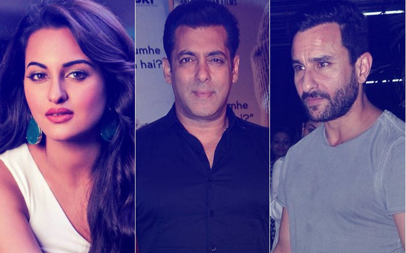 Salman Khan Granted Bail: Saif, Sonakshi Reach Galaxy Apartments