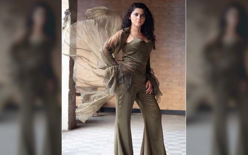 Sonalee Kulkarni Is Raising The Bar For Contemporary Fashion In An Olive Green Jumpsuit