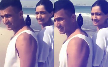 VIDEO: Sonam Kapoor & Anand Ahuja Take A ROMANTIC Walk On A Beach In Dubai
