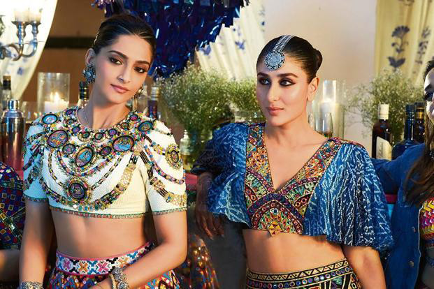 sonam kapoor and kareena kapoor in veerey di wedding