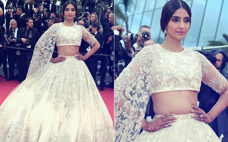 Cannes 2018: Sonam Kapoor Gives A Desi Twist To Her Ralph & Russo Outfit