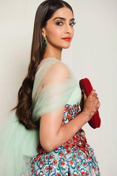 sonam kapoor is all smiles