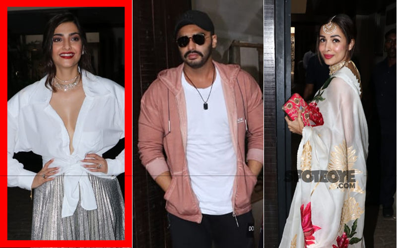 Sonam Kapoor’s Birthday Party: Malaika Arora Arrives In A Saree While Beau Arjun Keeps It Casual