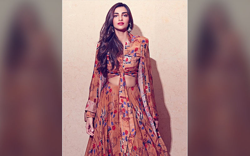 Sonam Kapoor’s Printed Lehenga From The House Of Masaba Collection Is A Cool Combo Of Elegance And Style