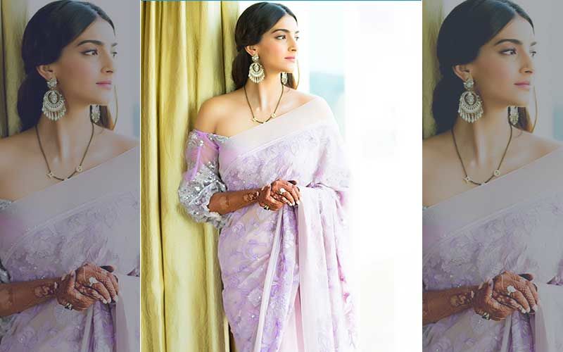 #SareeTwitter Challenge: Fashionista Sonam Kapoor Jumps In, Nails The Challenge With A Before And After Twist