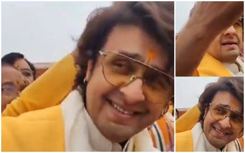 Sonu Nigam-Vivek Oberoi Bothered By A Man Who Came To Click A Selfie During Ram Mandir Pran Pratishtha - WATCH