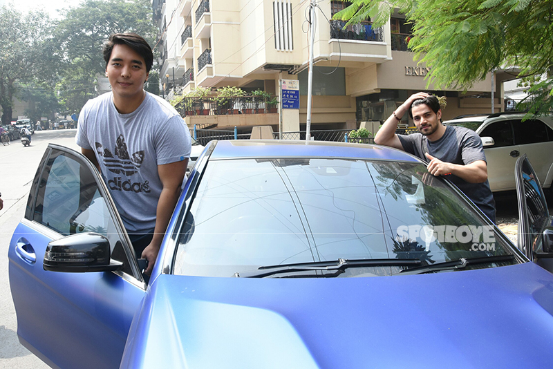 sooraj pancholi and rinzing denzongpa go out on a joy ride