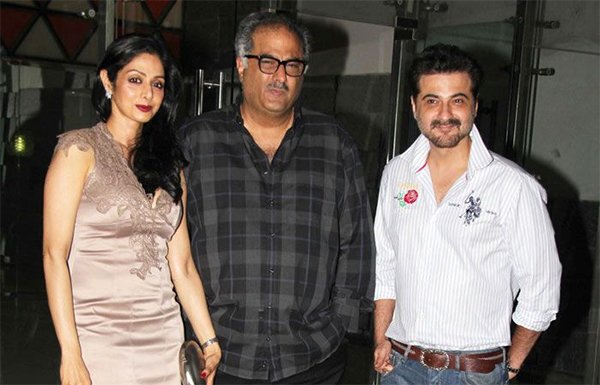 sridevi boney kapoor and sanjay kapoor