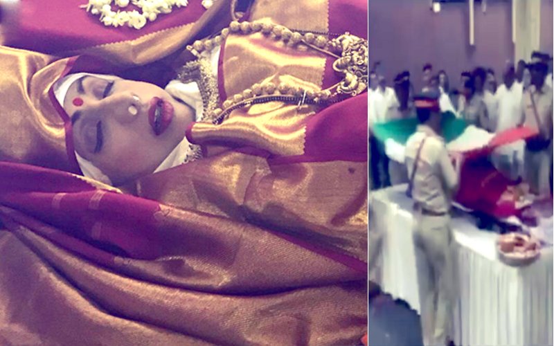 WATCH: Sridevi's Body Draped In National Flag, Receives Guard Of Honour