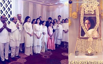चेन्नई में रखी गयी श्रीदेवी की प्रार्थना सभा, साउथ फिल्म इंडस्ट्री ने दी श्रद्धांजलि