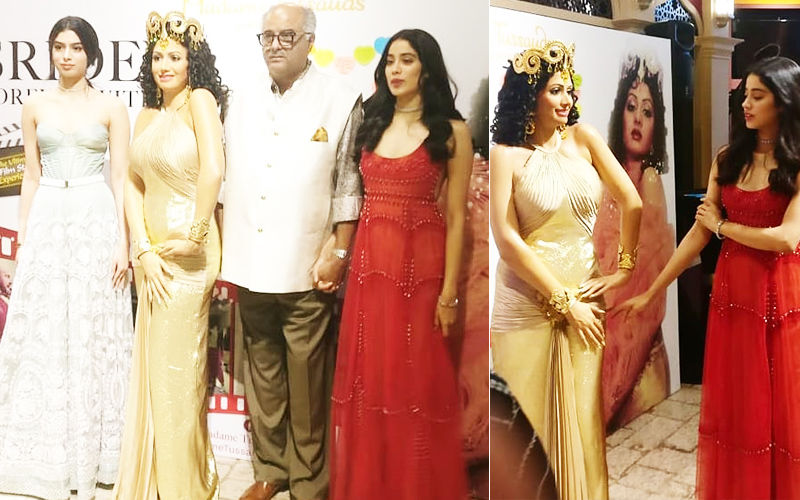 Boney Kapoor, Janhvi Kapoor And Khushi Kapoor Share An Emotional Moment At The Unveiling Of Sridevi’s Statue At Madame Tussauds- VIDEO
