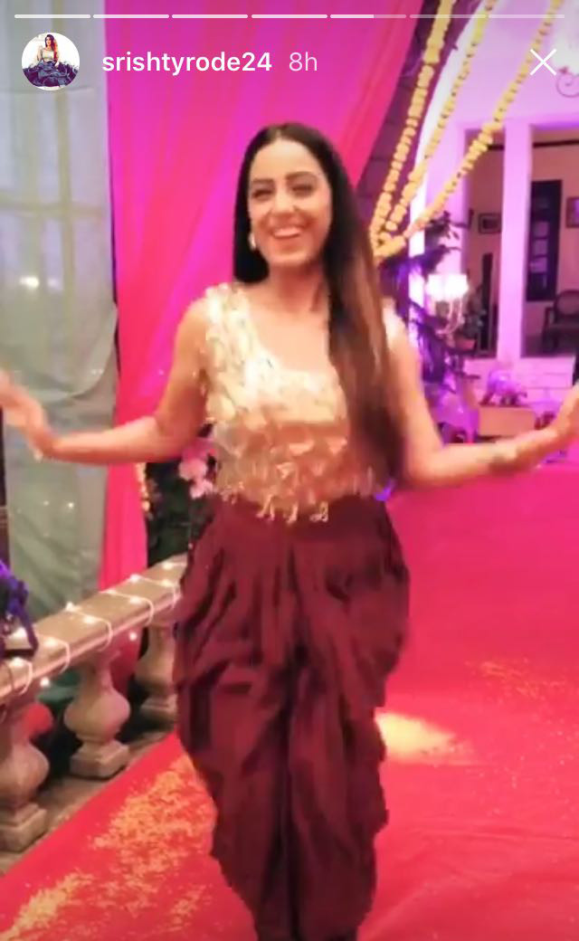 srishty rode at rubina and abhinav wedding