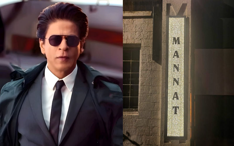 OMG! Shah Rukh Khan’s Bungalow Mannat Gets A New DIAMOND-Studded Name Plates; Fans Can’t Stop Gushing About It!- See PICS And VIDEOS
