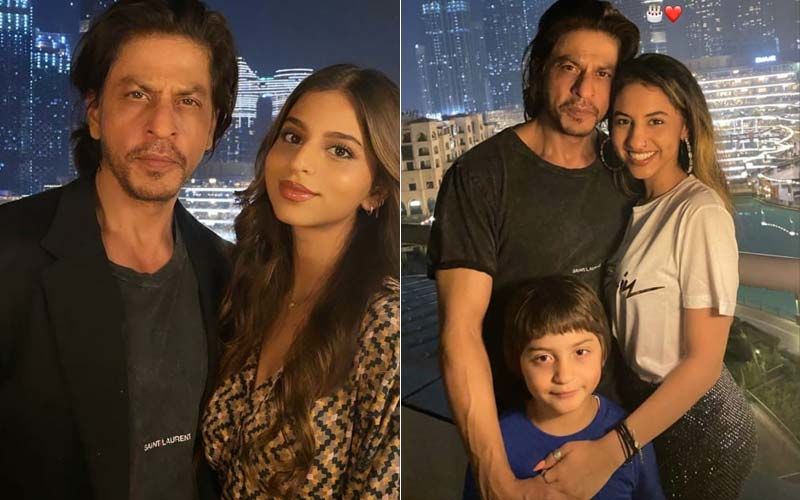 INSIDE Shah Rukh Khan’s Birthday Celebrations With Suhana Khan, AbRam, Karan Johar In Dubai; SRK And His Kids Pose Against Burj Khalifa- PICS AND VIDEOS