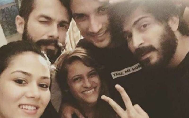 A Month Since Sushant Singh Rajput's Death, Here's A Throwback To His Happy Times With Shahid Kapoor And Mira Rajput