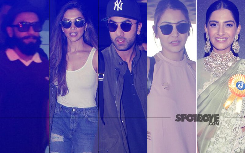 Celeb spotting: Deepika Padukone, Ranbir Kapoor, Shahid Kapoor and others