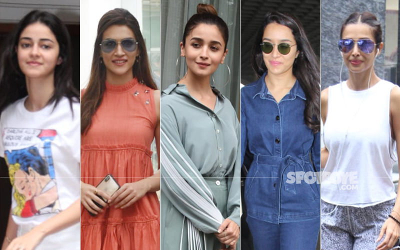 STUNNER OR BUMMER: Ananya Panday, Kriti Sanon, Alia Bhatt, Shraddha Kapoor Or Malaika Arora?