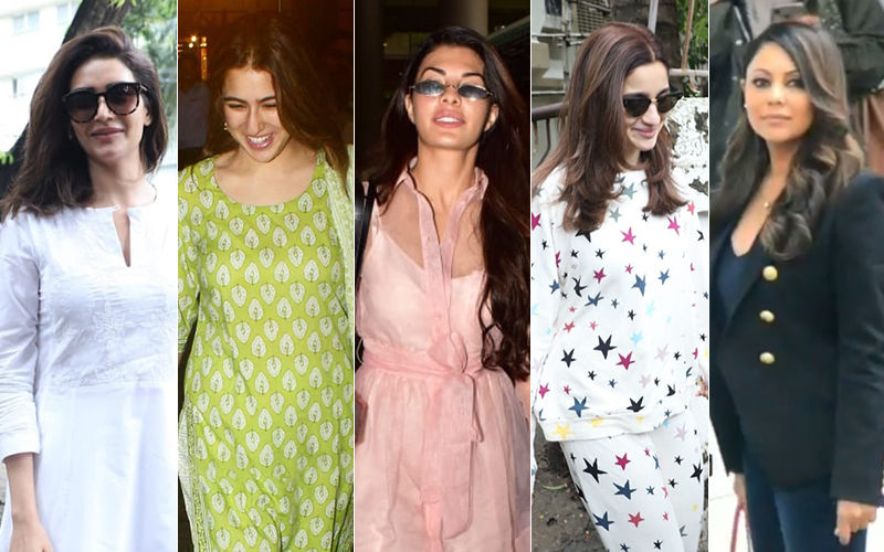 STUNNER OR BUMMER:  Karishma Tanna, Sara Ali Khan, Jacqueline Fernandez, Alia Bhatt Or Gauri Khan?