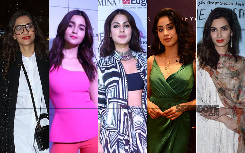 STUNNER OR BUMMER: Sonam Kapoor, Alia Bhatt, Rhea Chakraborty, Janhvi Kapoor Or Diana Penty?