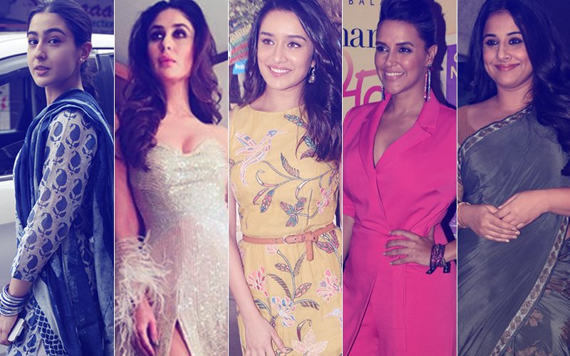 STUNNER OR BUMMER: Sara Ali Khan, Kareena Kapoor, Shraddha Kapoor, Neha Dhupia Or Vidya Balan?
