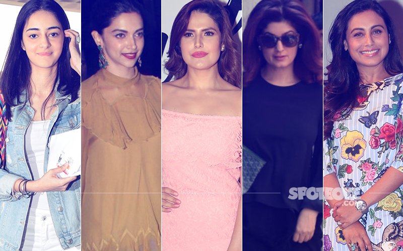 STUNNER OR BUMMER: Ananya Pandey, Deepika Padukone, Zareen Khan, Twinkle Khanna Or Rani Mukerji?