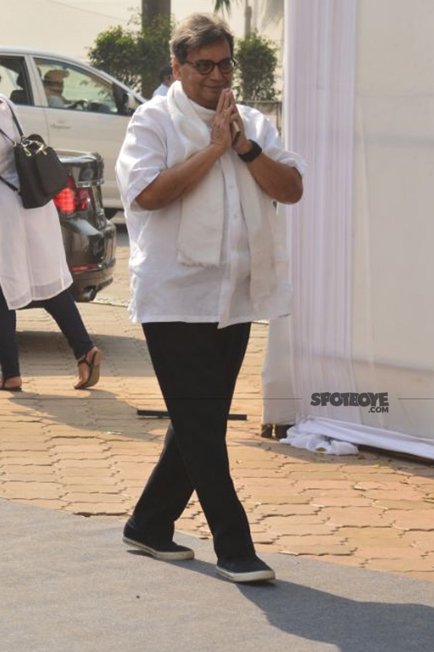 subhash ghai at the celebration club juhu