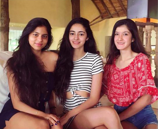 suhana khan shanaya kapoor and ananya pandey