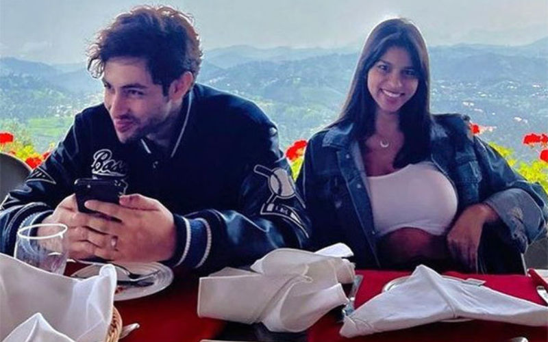 Suhana Khan BLUSHES Seeing Rumoured BF Agastya Nanda As They Promote Their Film ‘The Archies’-See VIRAL PIC